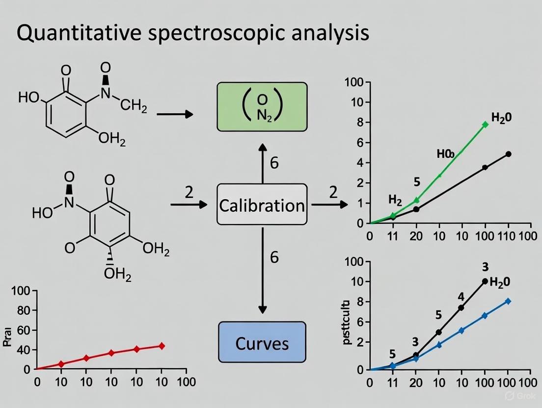 Advanced Strategies for Optimizing Calibration Curves in Quantitative Spectroscopic Analysis