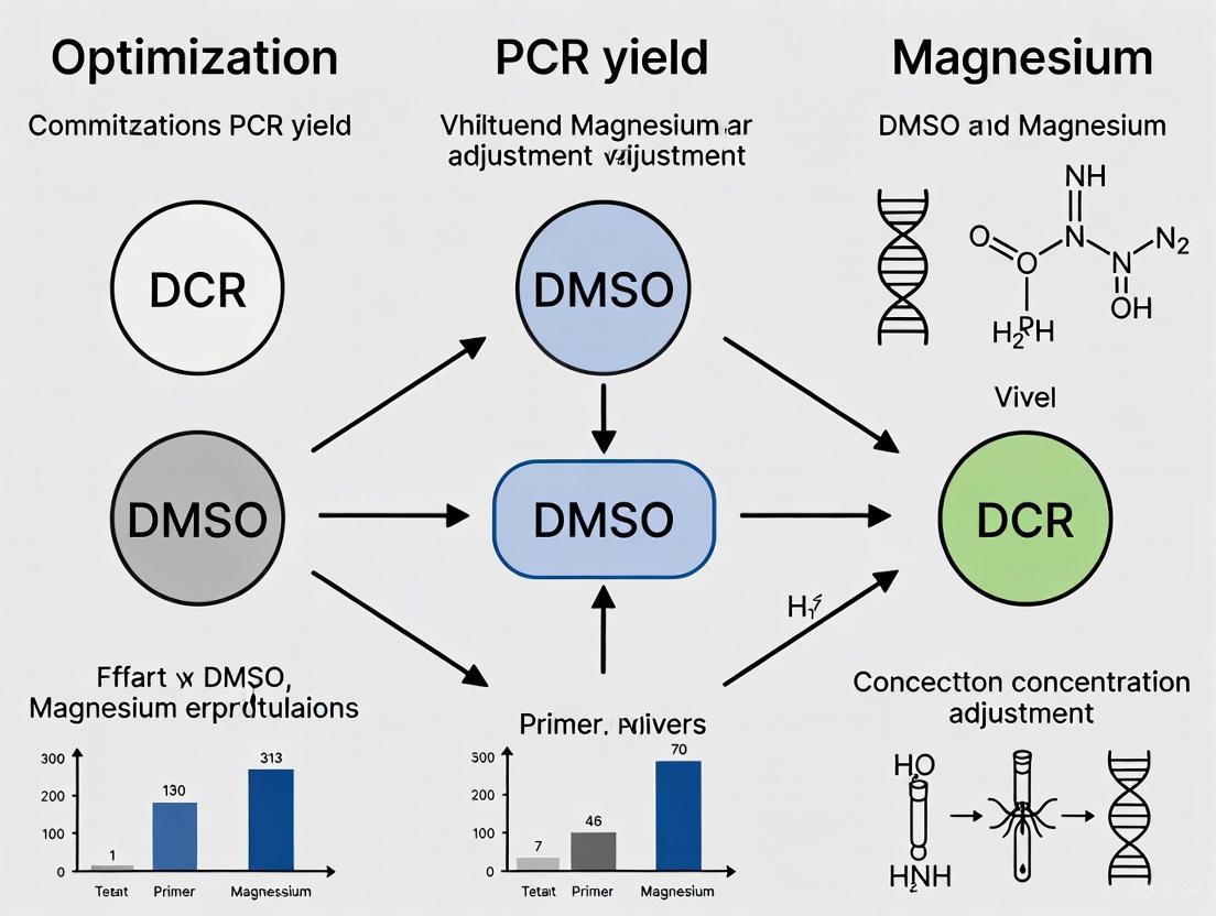Optimizing PCR Yield: A Strategic Guide to DMSO and Magnesium Concentration