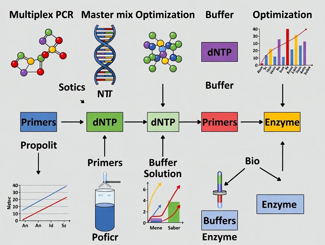 Advanced Multiplex PCR Master Mix Optimization: A Comprehensive Guide for Researchers and Developers