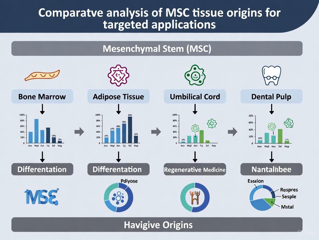Source Matters: A Comparative Analysis of Mesenchymal Stem Cell Tissue Origins for Targeted Clinical Applications
