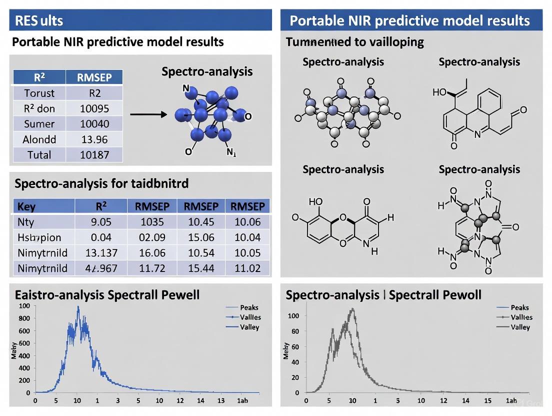 Achieving High R² and Low RMSEP: A Practical Guide to Robust Portable NIR Predictive Models