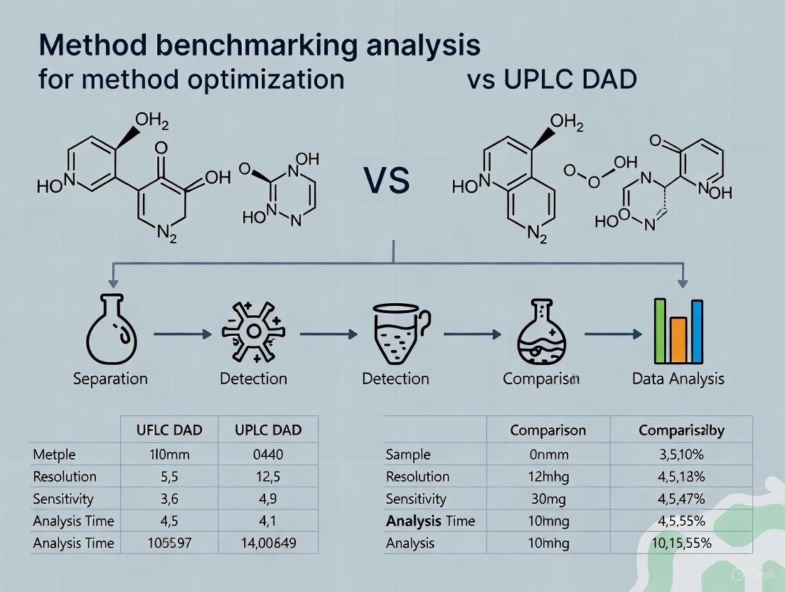 Benchmarking UFLC-DAD vs. UPLC-DAD: A Strategic Guide for Method Optimization in Pharmaceutical and Biomedical Analysis