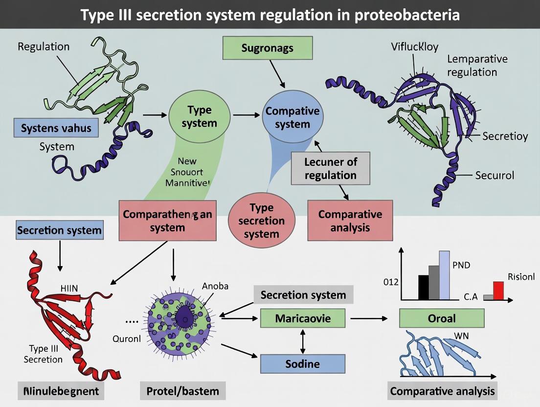 Comparative Analysis of Type III Secretion System Regulation in Proteobacteria: From Core Machinery to Therapeutic Applications