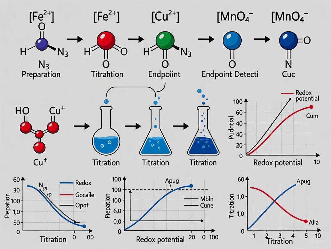 Redox Titration Protocols for Metal Ion Determination: A Comprehensive Guide for Biomedical Research and Quality Control