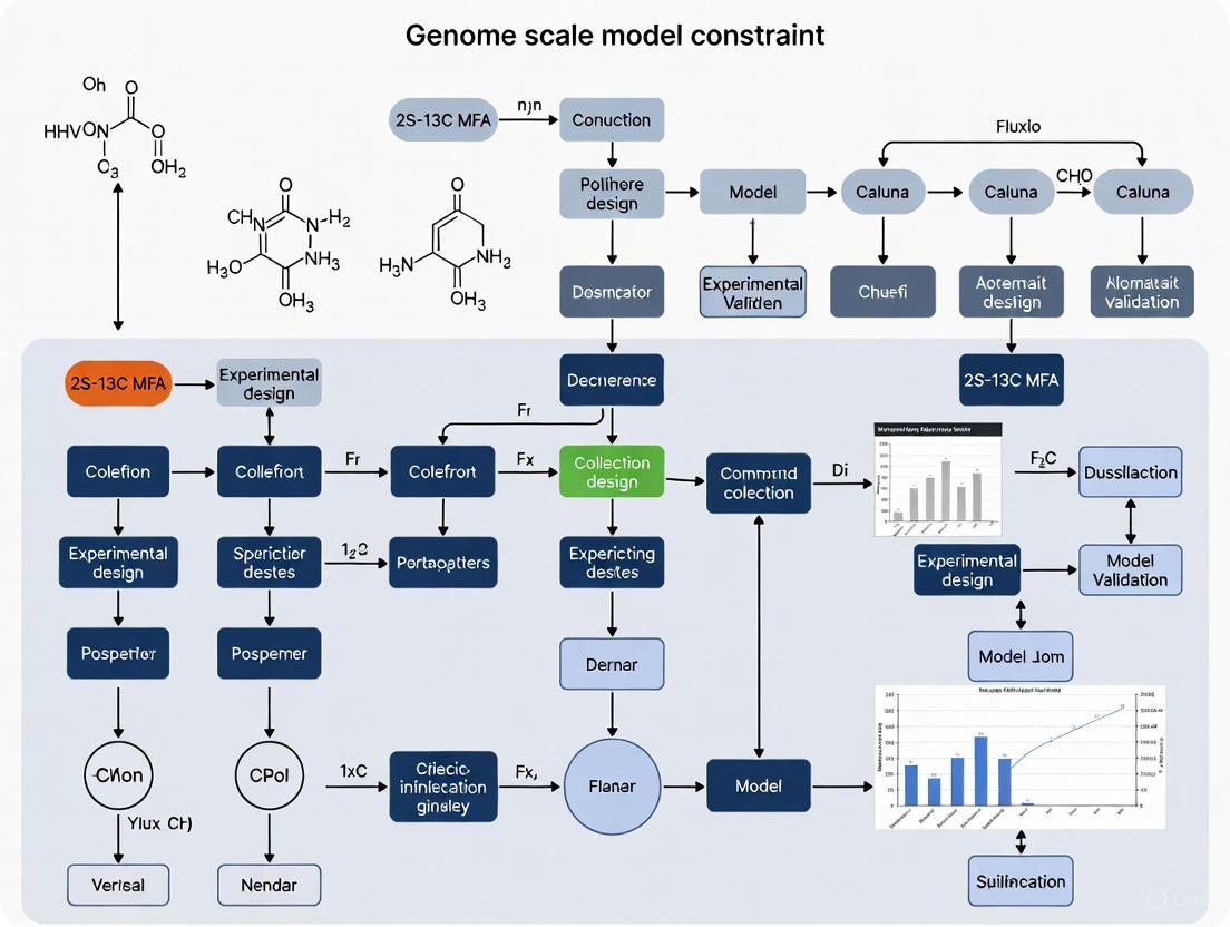 Constraining Genome-Scale Models with 13C Data: A Comprehensive Guide to the 2S-13C MFA Method