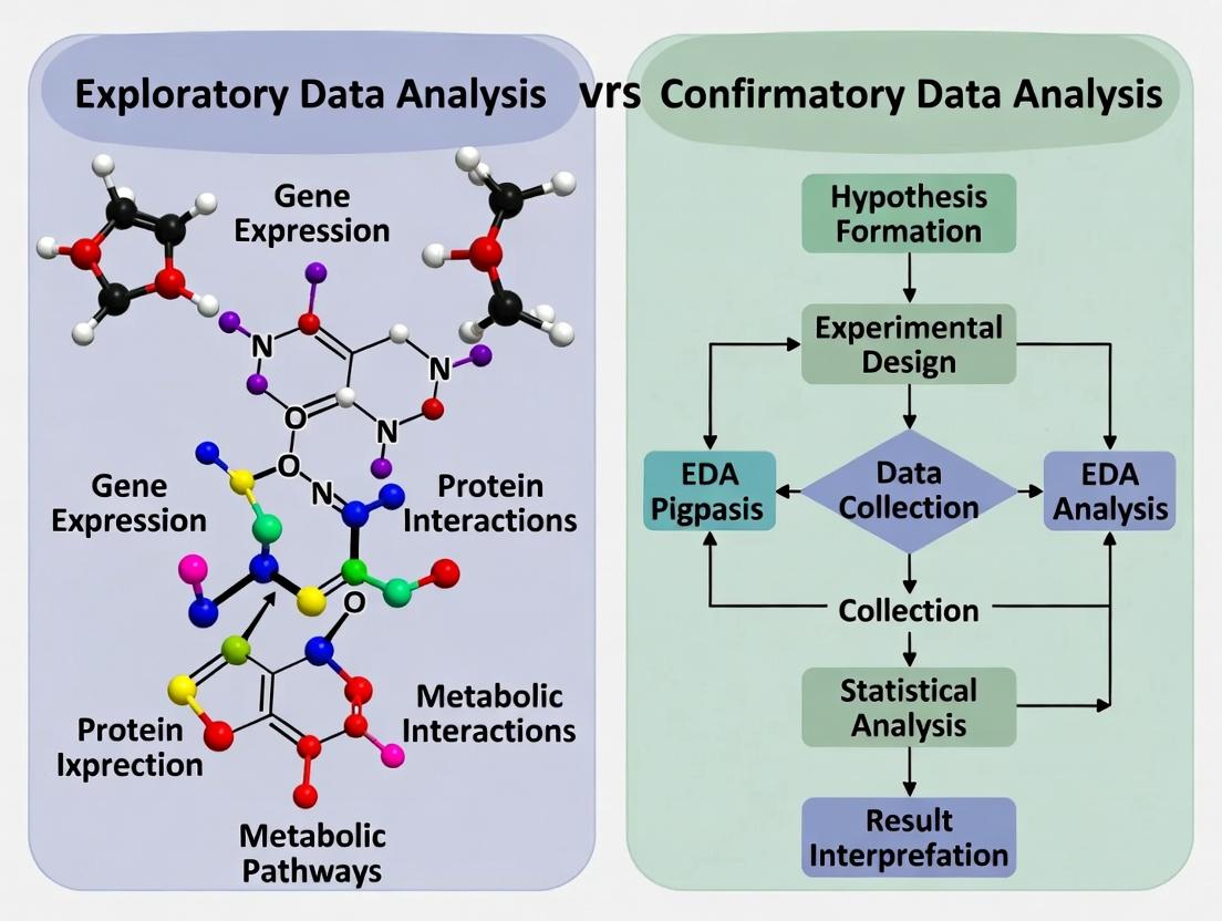 EDA vs. Confirmatory Analysis: Mastering Both Phases in Modern Biological Research & Drug Development