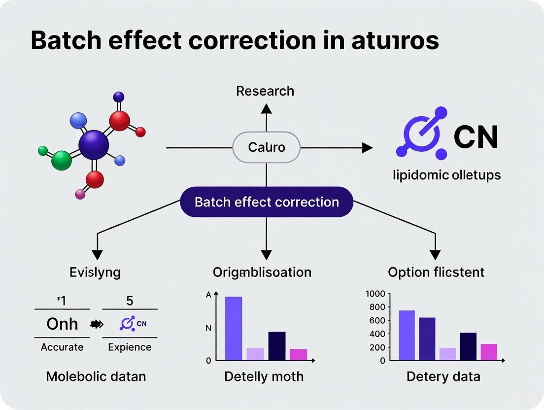 Batch Effect Correction in Lipidomics: A 2025 Guide to Robust Data Analysis for Biomarker Discovery