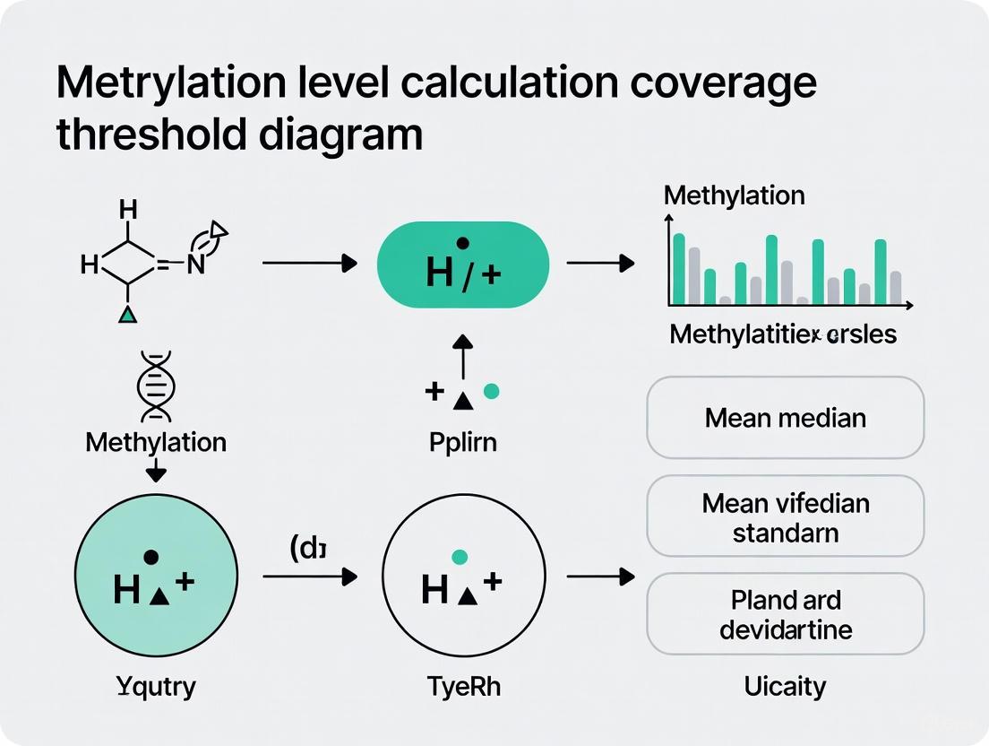 Setting Coverage Thresholds for Accurate DNA Methylation Level Calculation: A Guide for Researchers