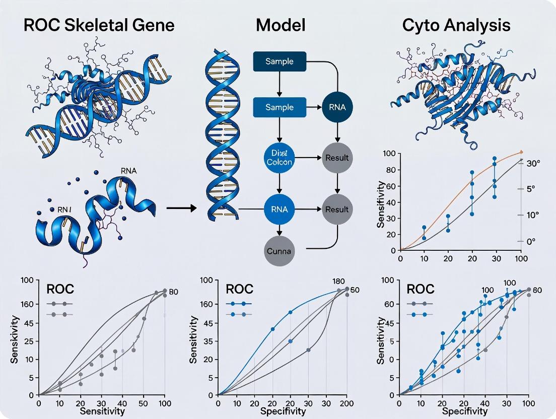 Unlocking Disease Diagnosis: ROC Curve Analysis of Cytoskeletal Gene Expression Biomarkers