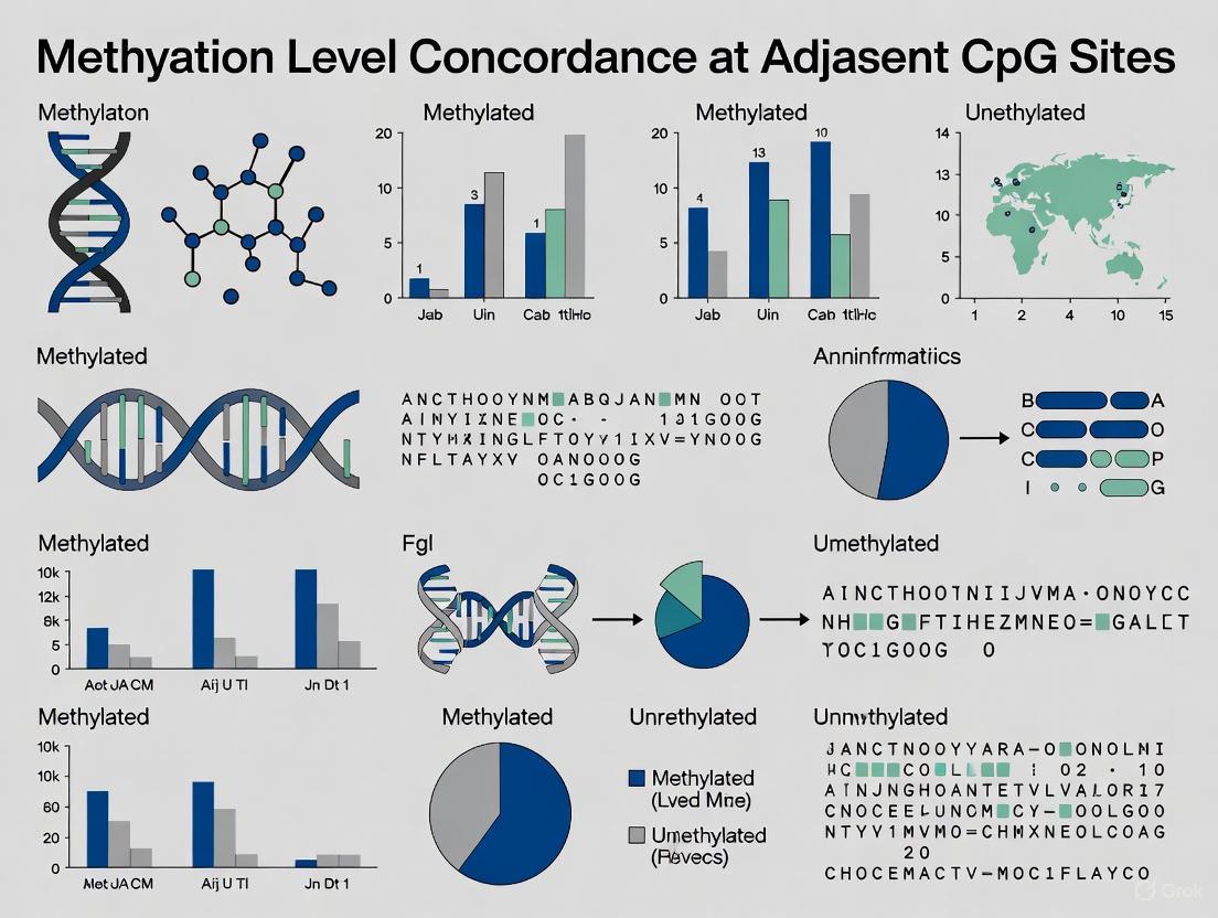 Adjacent CpG Methylation Concordance: From Foundational Principles to Clinical Applications in Biomarker Discovery