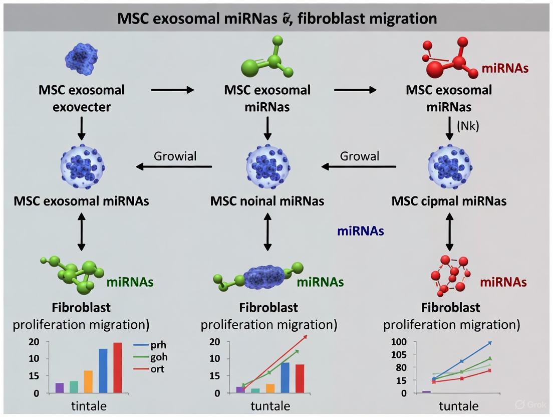 MSC Exosomal miRNAs: Master Regulators of Fibroblast Proliferation and Migration in Regeneration and Disease