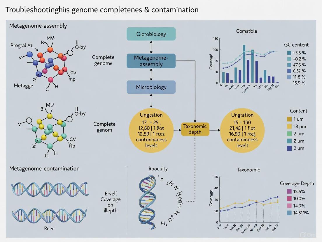 Optimizing MAG Quality: A Researcher's Guide to Troubleshooting Genome Completeness and Contamination