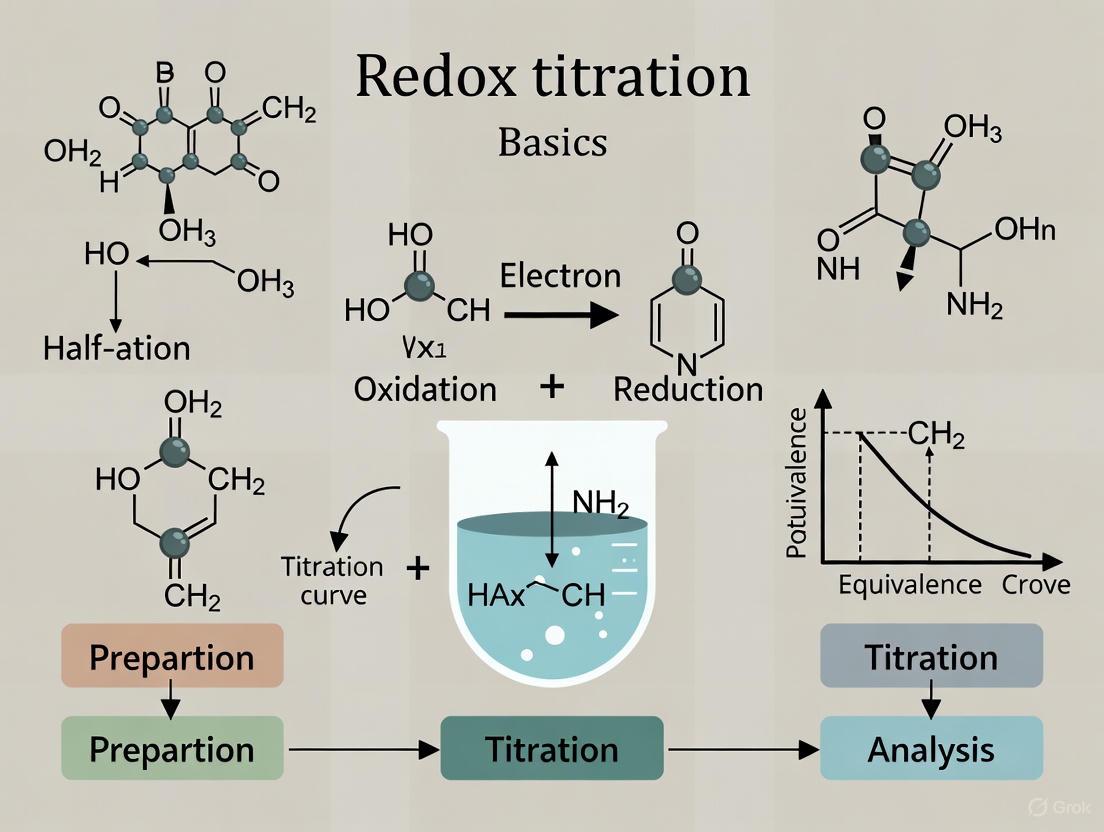 Redox Titration in Analytical Chemistry: Principles, Methods, and Advanced Applications for Researchers