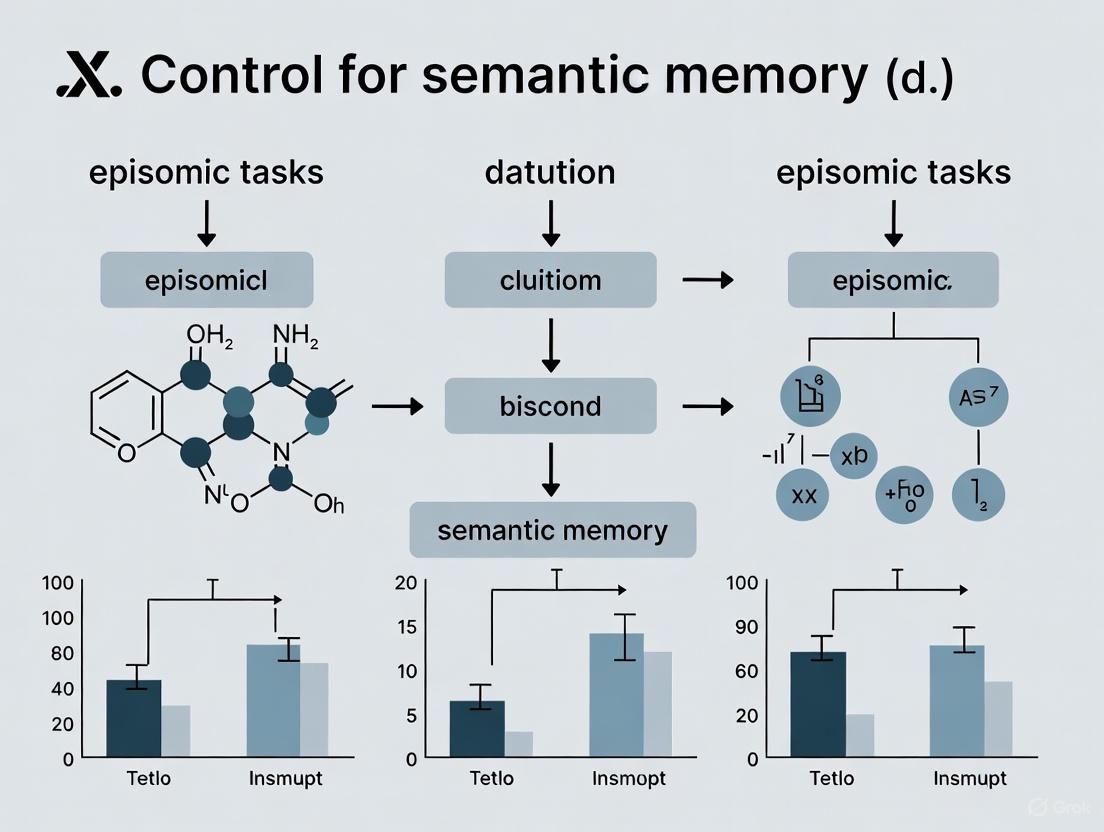 Controlling for Semantic Memory in Episodic Tasks: Methodological Strategies and Clinical Implications for Neurocognitive Research