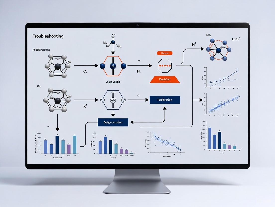 Troubleshooting Wavelength-Dependent Photochemical Efficiency: From Molecular Mechanisms to Optimized Biomedical Applications