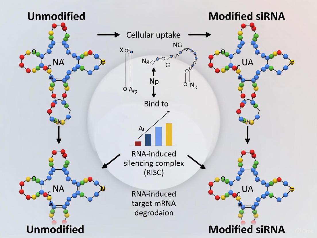 Modified vs. Unmodified siRNA: A Comprehensive Guide to Efficacy, Design, and Therapeutic Application