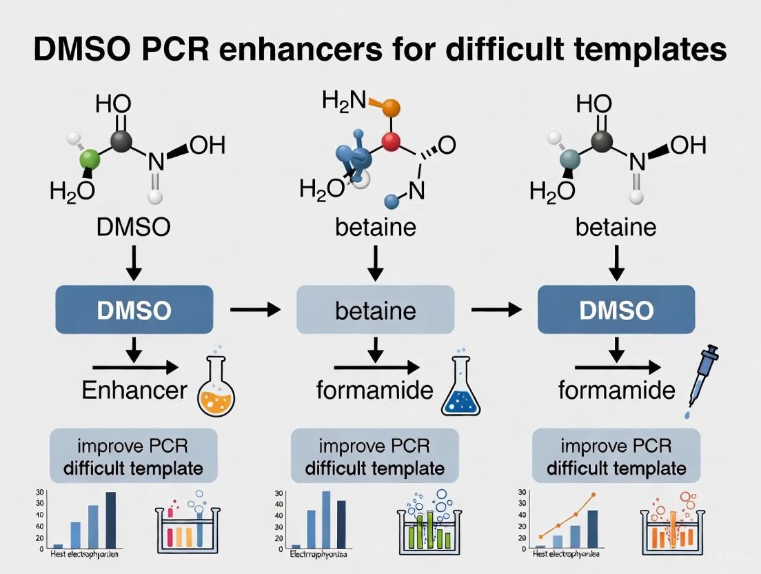 Optimizing PCR for Difficult Templates: A Comprehensive Guide to DMSO and PCR Enhancers