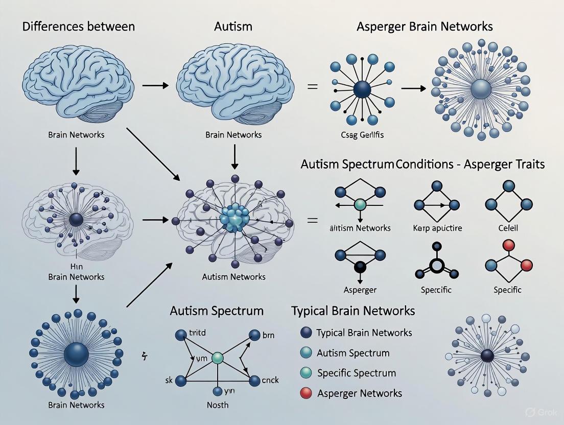 Decoding Neural Divergence: A Comparative Analysis of Brain Network Differences in Autism and Asperger Syndrome