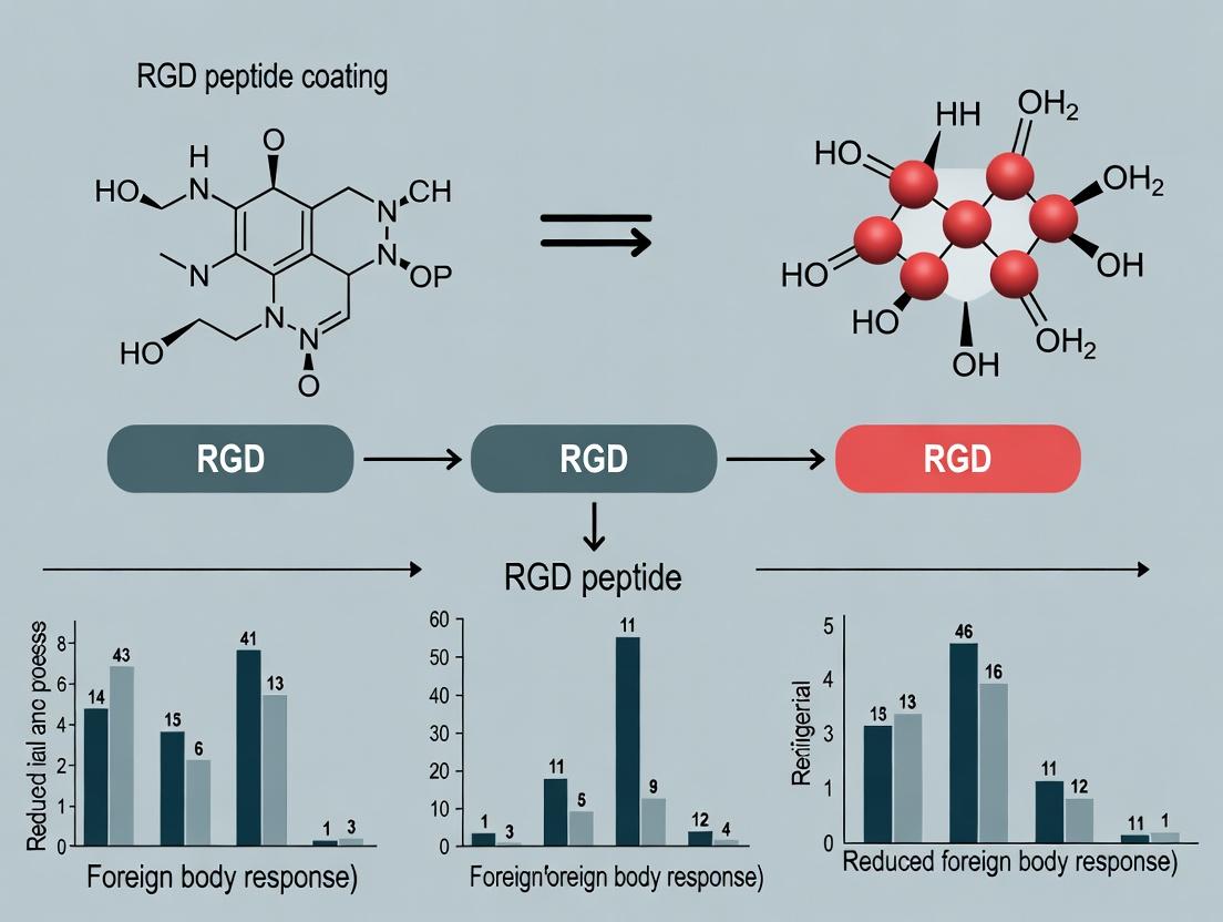 RGD Peptide Coatings: A Biomimetic Strategy to Minimize Foreign Body Response and Improve Implant Integration