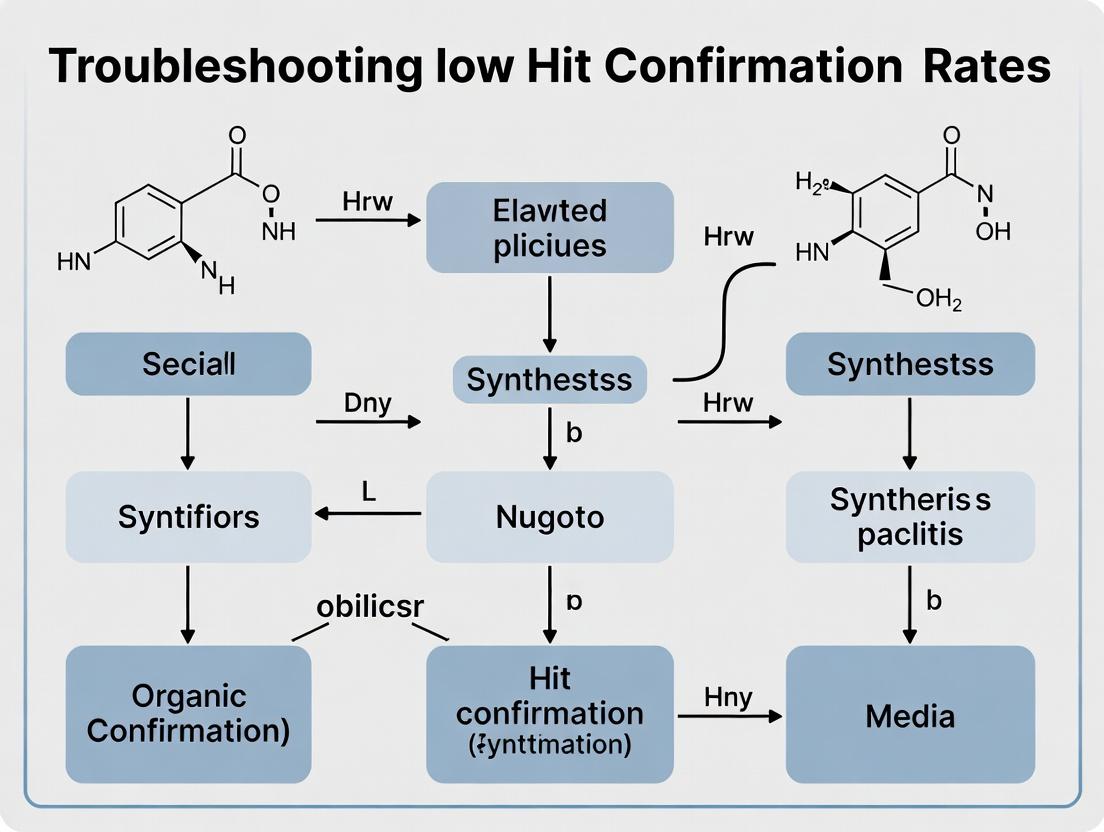 Why 90% of Hit Confirmation Fails: A Scientific Guide to Diagnosing and Optimizing Your Screening Pipeline