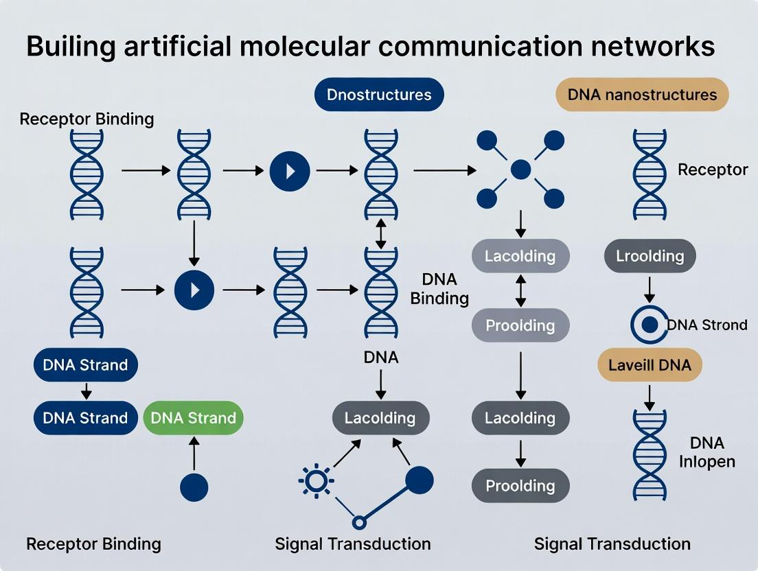 DNA Nanostructures as Molecular Communication Networks: From Principles to Biomedical Applications