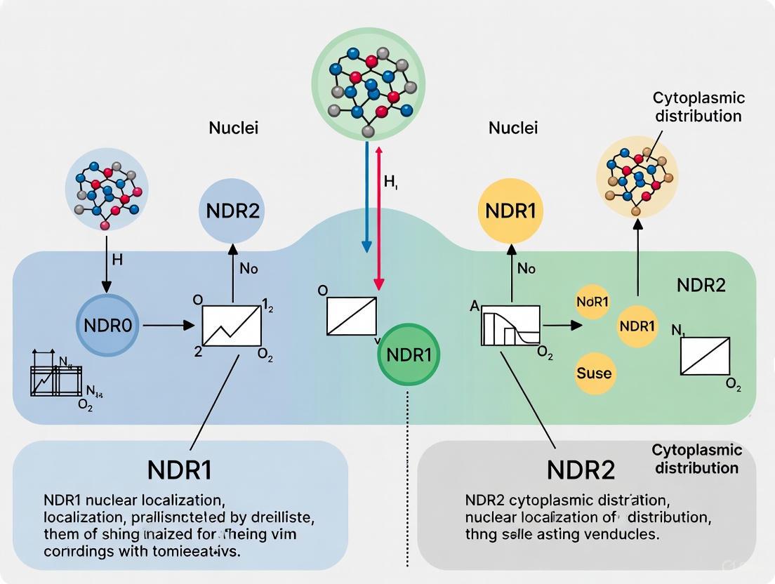 NDR1 Nuclear vs. NDR2 Cytoplasmic Localization: Mechanisms, Functional Divergence in Signaling and Disease, and Research Applications