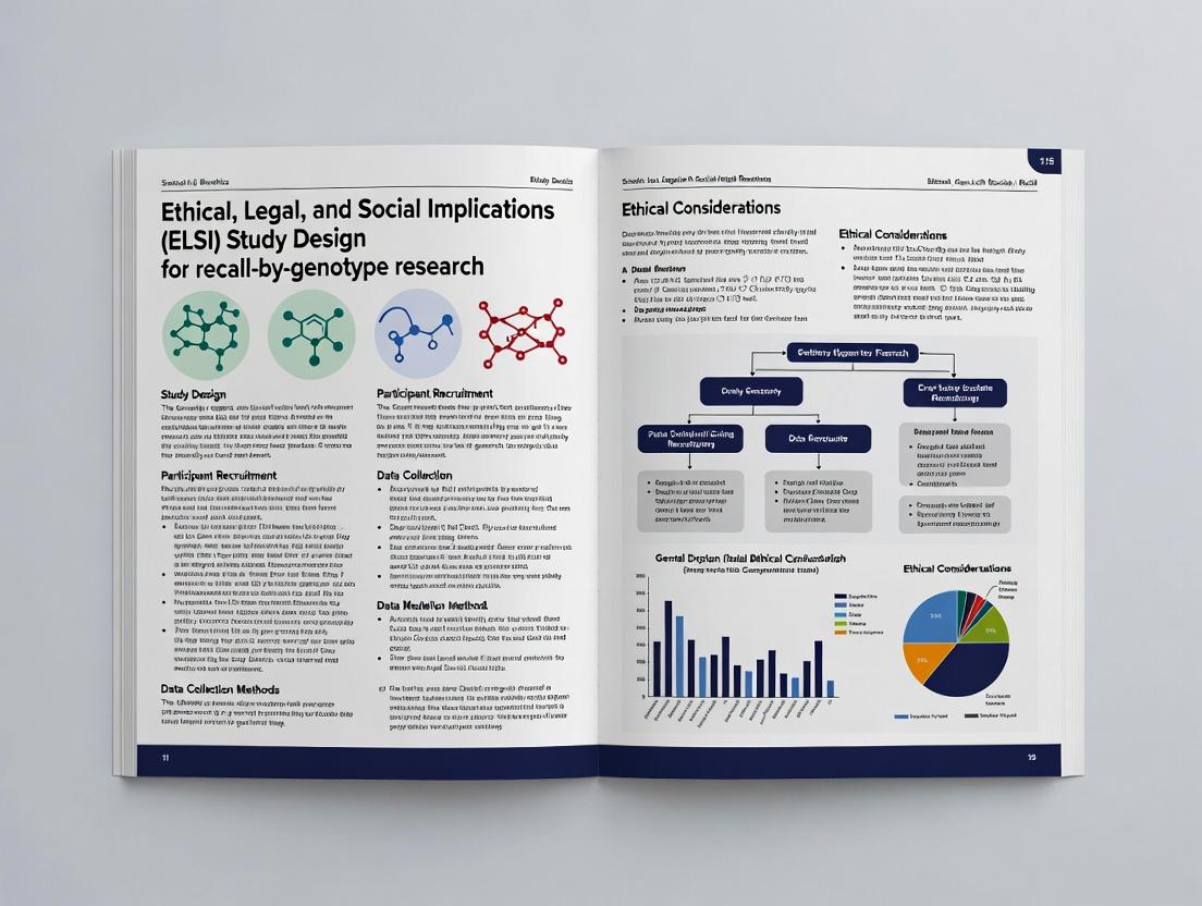 Navigating Ethical, Legal, and Social Implications: A Comprehensive Guide to ELSI Study Design for Recall-by-Genotype Research