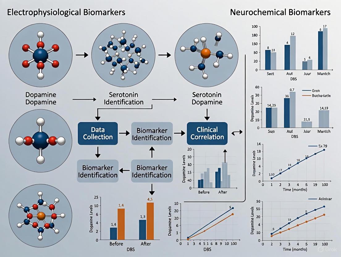 Electrophysiological vs. Neurochemical Biomarkers for Deep Brain Stimulation: A Scientific Review for Researchers and Developers