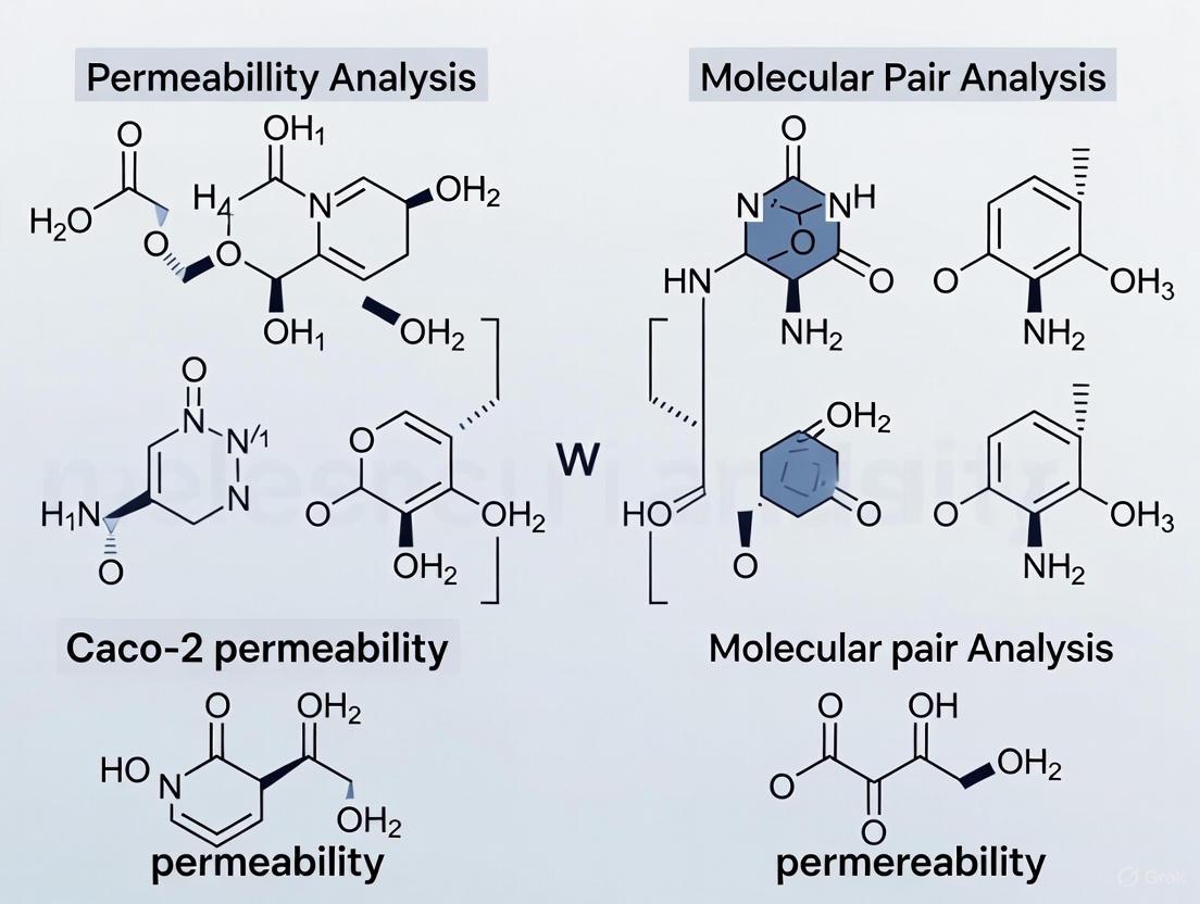Optimizing Caco-2 Permeability with Molecular Pair Analysis: A Guide for Predictive ADMET Profiling