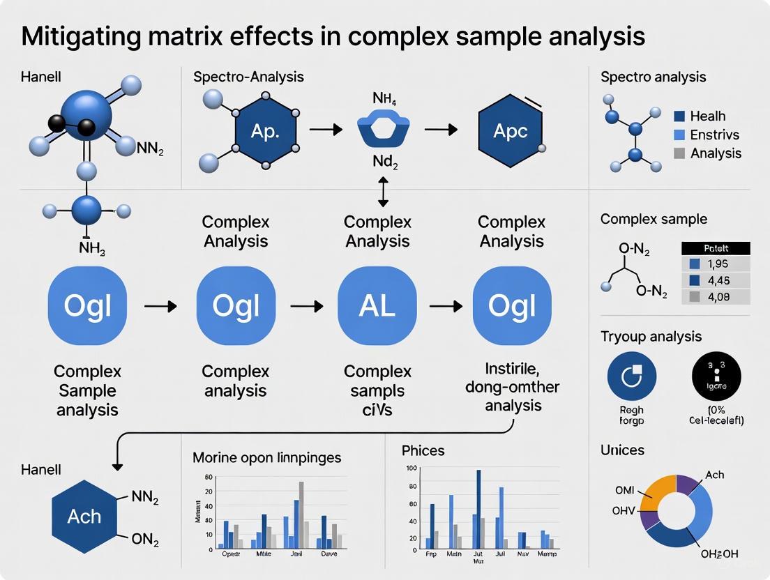 Strategies for Mitigating Matrix Effects in Complex Sample Analysis: From Foundational Concepts to Advanced Applications