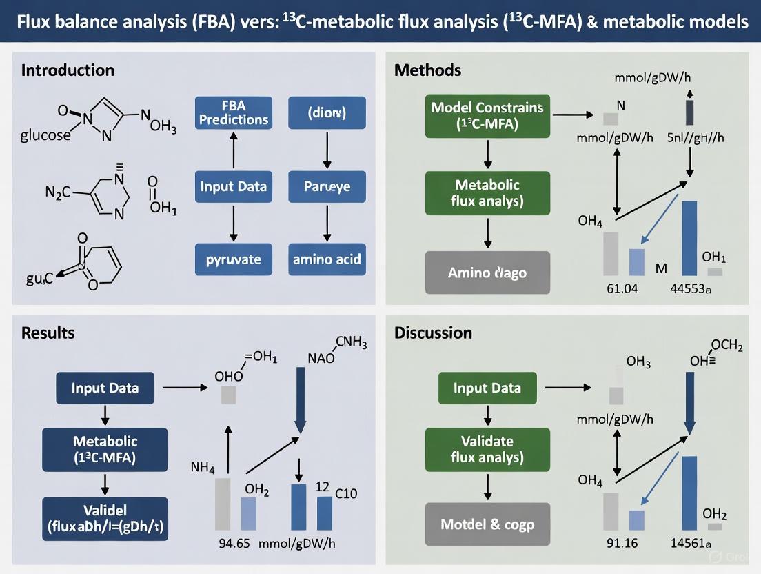 FBA vs 13C-MFA: A Comprehensive Guide to Validating Metabolic Flux in E. coli