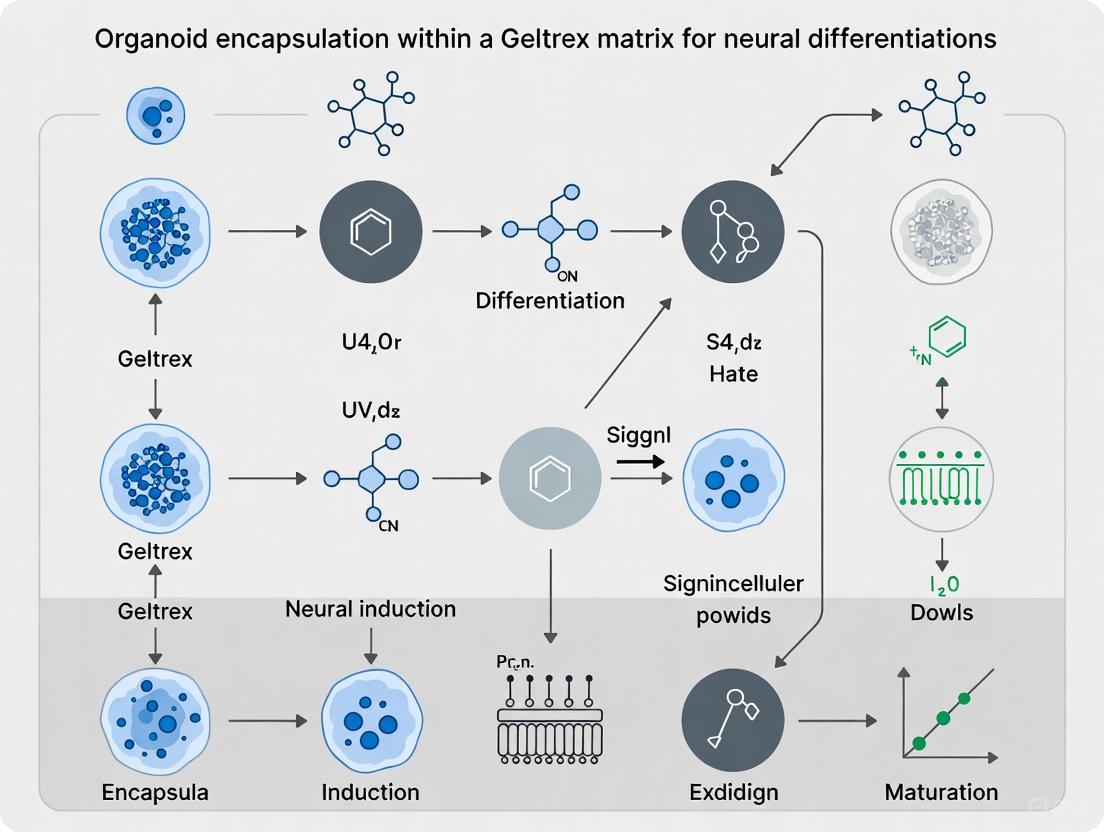 Optimizing Neural Organoid Culture: A Comprehensive Guide to Geltrex Matrix Encapsulation