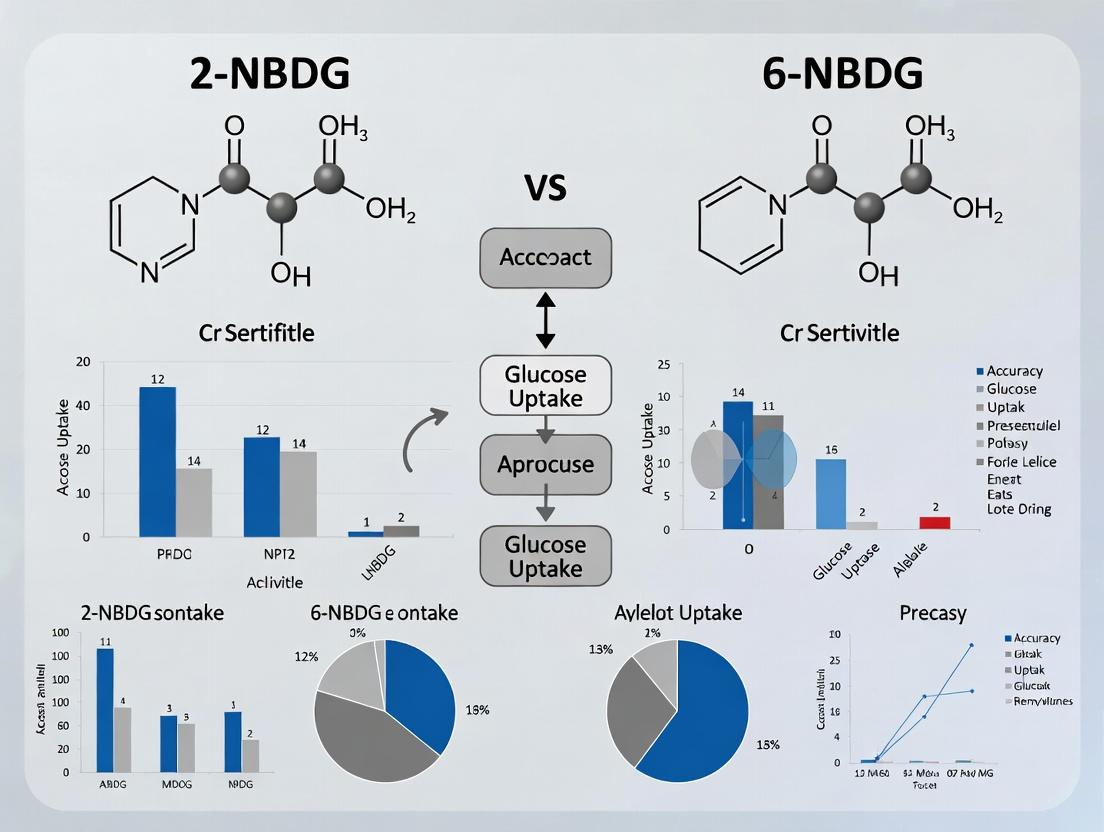 2-NBDG vs. 6-NBDG: A Comparative Guide to Fluorescent Glucose Analogue Accuracy and Selection