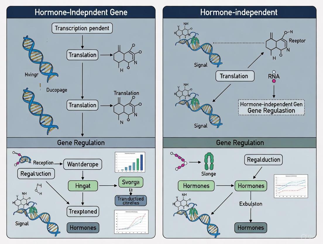 Validating Hormone-Dependent Gene Regulation: From Genomic Mechanisms to Clinical Applications