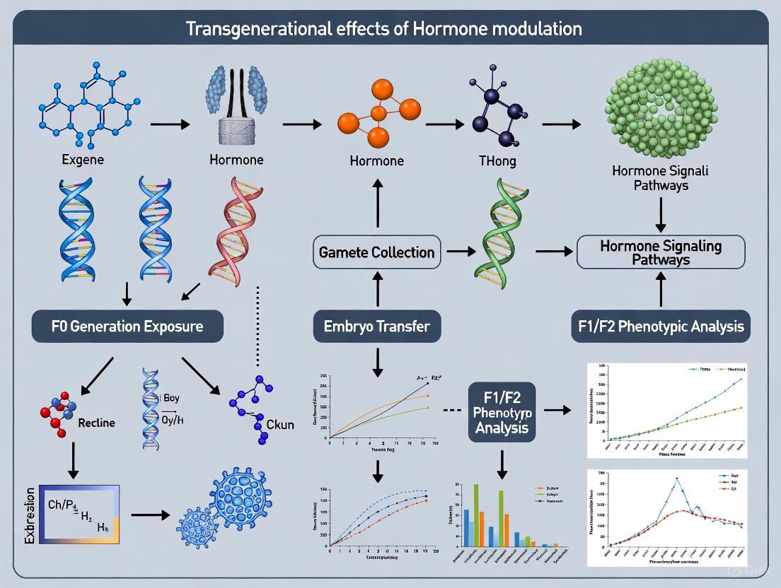 Methodological Approaches for Studying Transgenerational Effects of Hormone Modulation: From Foundational Concepts to Clinical Translation