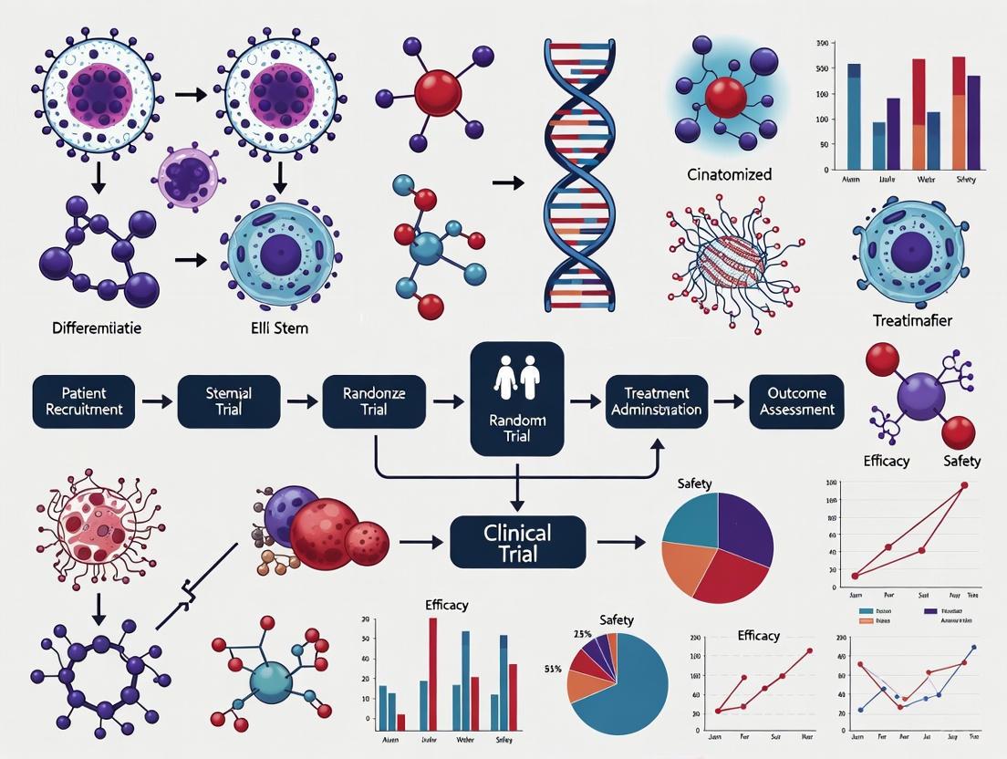 Stem Cell Therapy Efficacy in Randomized Clinical Trials: A 2025 Landscape Analysis for Research and Development