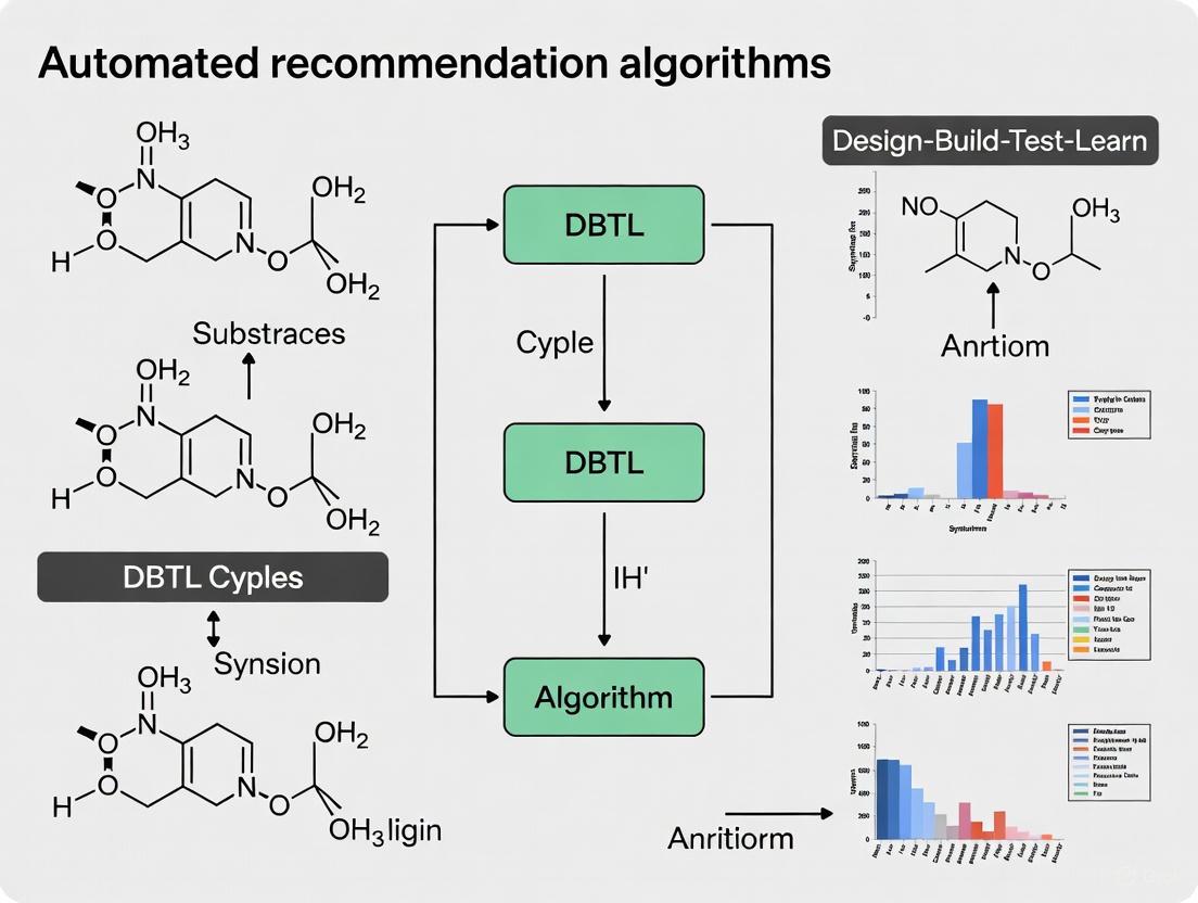 Automated Recommendation Algorithms in DBTL Cycles: Accelerating Synthetic Biology and Drug Development