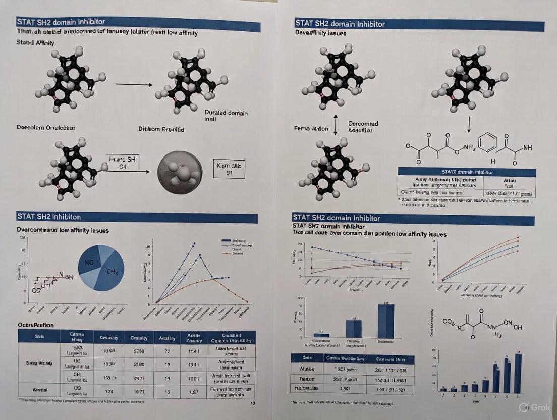 Overcoming Low Affinity in STAT SH2 Domain Inhibitor Development: Strategies for Selective and Potent Therapeutics