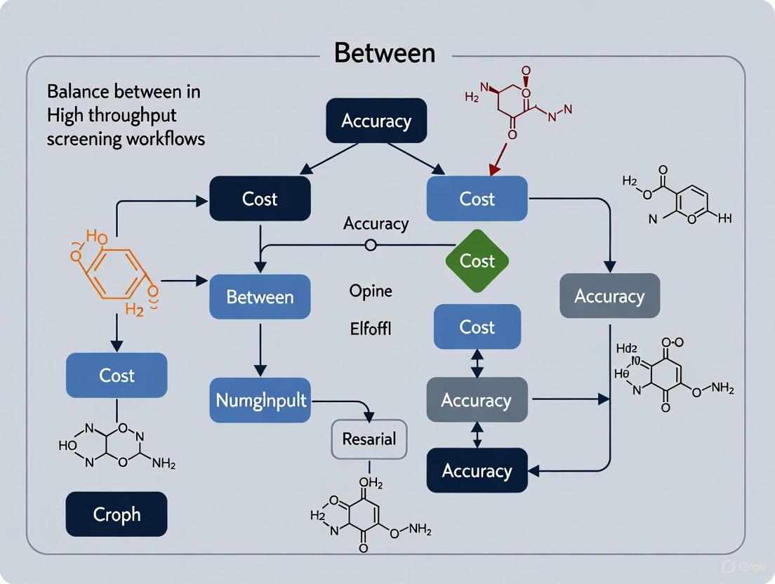 Strategic Balance: Optimizing Cost and Accuracy in High-Throughput Screening Workflows