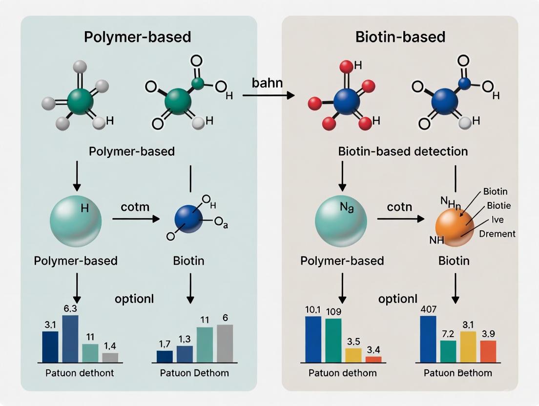Polymer-Based vs. Biotin-Based Detection: A Comprehensive Guide for Biomedical Research and Diagnostics