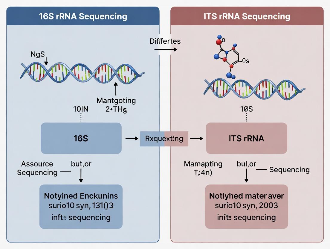 16S vs. ITS rRNA Sequencing: Choosing the Right Tool for Microbial Profiling