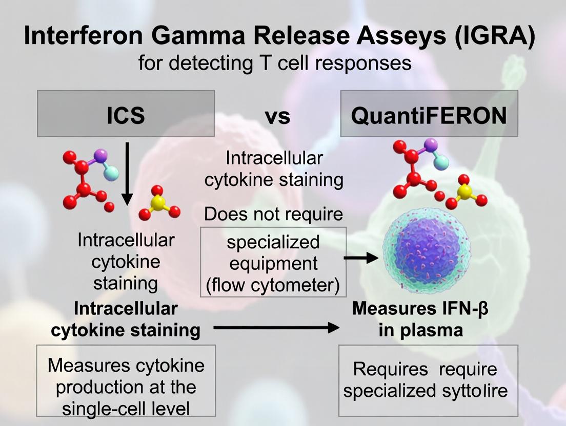 ICS vs. QuantiFERON: A Comprehensive Technical Guide for T-Cell Response Detection in Research & Drug Development