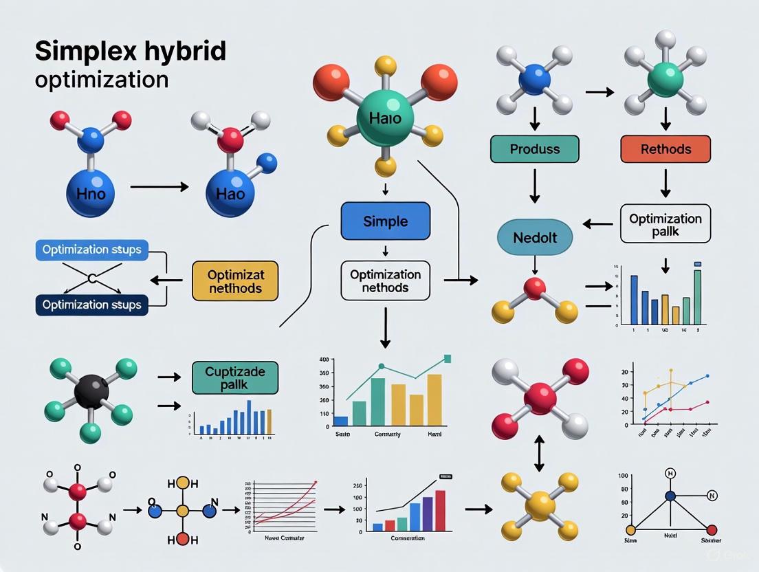 Simplex Hybrid Optimization Methods: Enhancing Efficiency in Biomedical Research and Drug Development