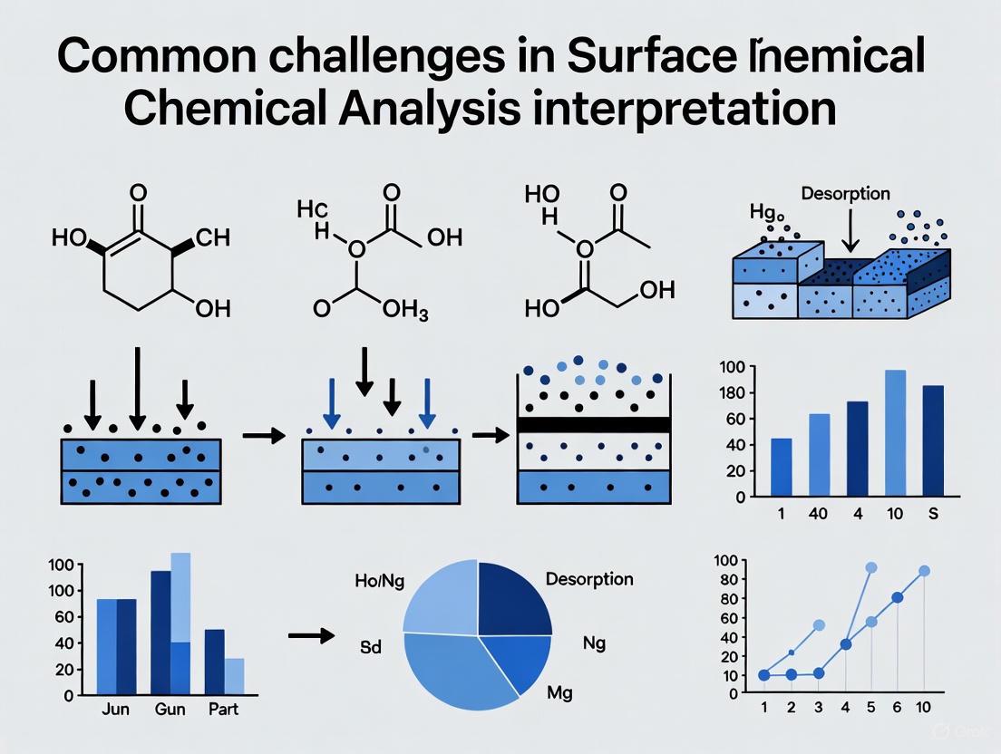 Navigating the Labyrinth: A Researcher's Guide to Common Challenges in Surface Chemical Analysis Interpretation