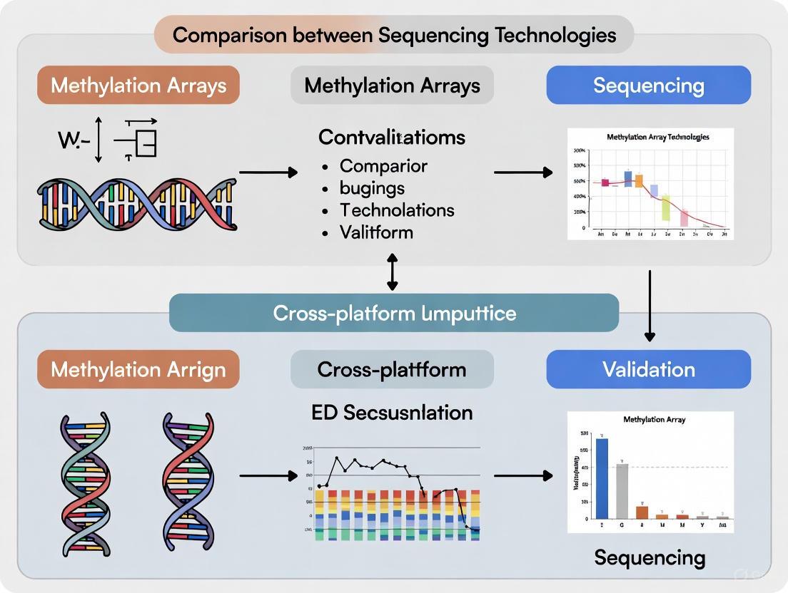 Cross-Platform Validation in DNA Methylation Analysis: Bridging Microarrays and Sequencing for Robust Clinical Diagnostics