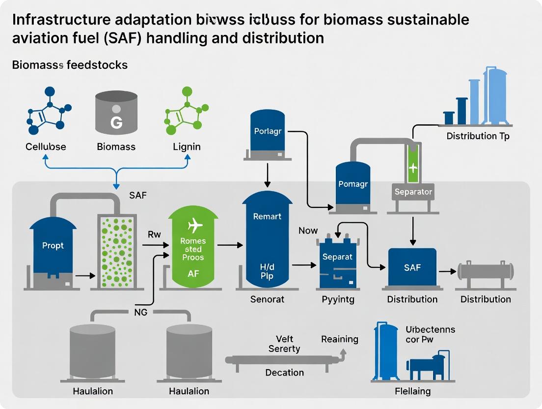 Biomass to Wings: Adapting Infrastructure for the Scale-Up and Distribution of Sustainable Aviation Fuel (SAF)