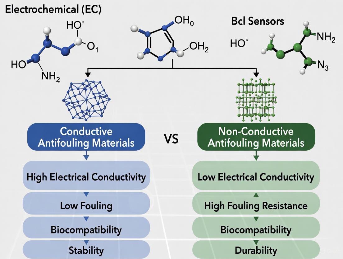 Conductive vs. Non-Conductive Antifouling Materials for Electrochemical Sensors: A Comprehensive Review for Biomedical Research