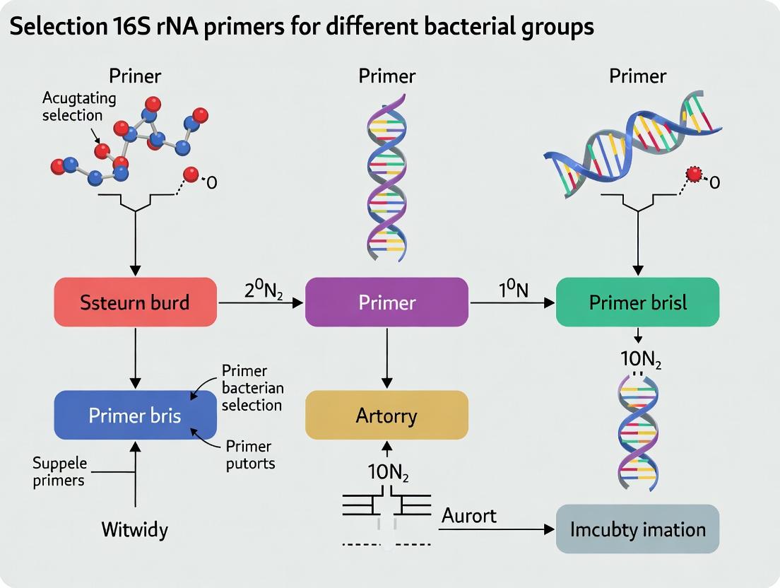 The Complete Guide to 16S rRNA Primer Selection: Optimizing Coverage for Specific Bacterial Groups in Research