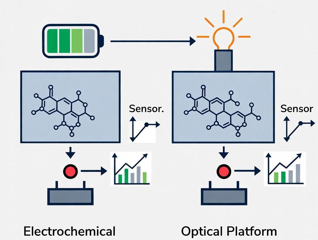 Electrochemical vs. Optical Biosensors: A Comprehensive Comparison for Biomedical Research and Precision Diagnostics