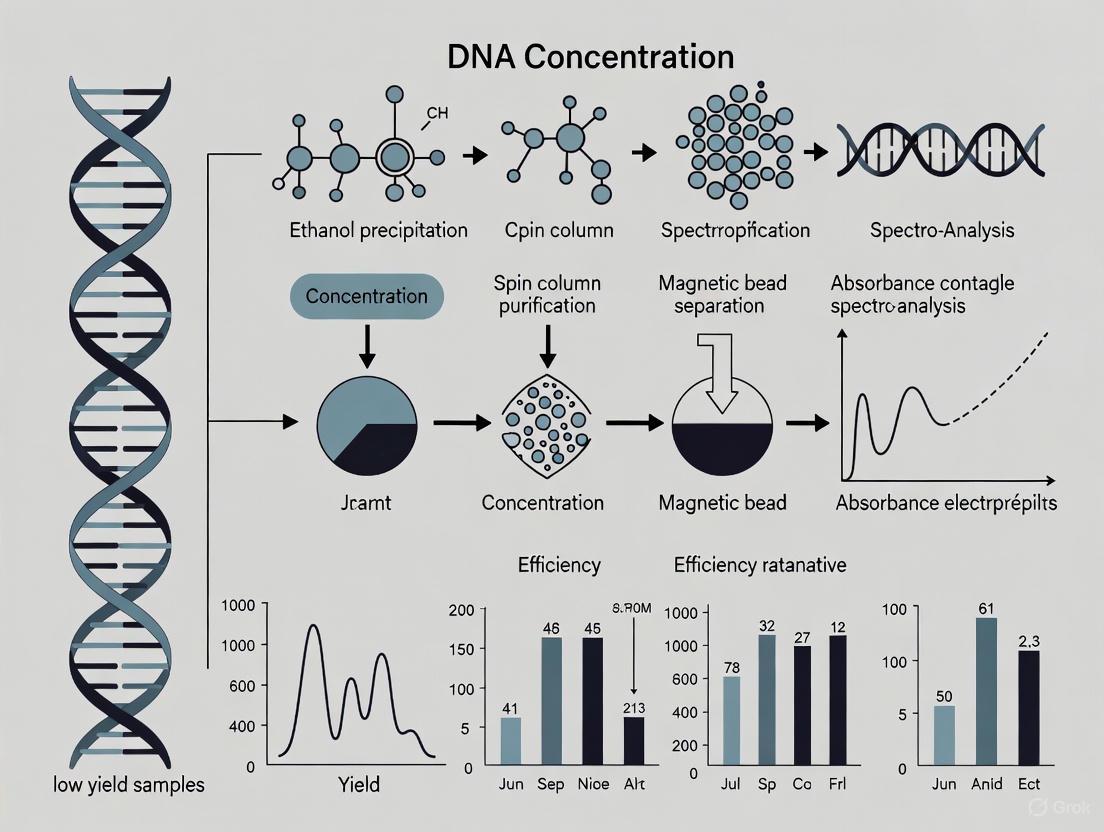 Advanced DNA Concentration Methods for Low Yield Samples: A 2025 Guide for Researchers